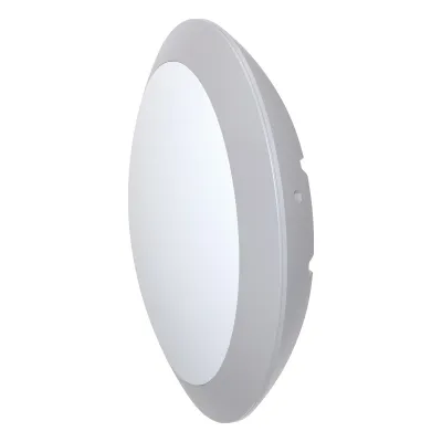 EVN LED Anbauleuchte WR30181425 | IP66 Feuchtraumleuchte | 9,5-18,5W | 1050-2000lm | 3000-4000K | Ø 300mm | silber