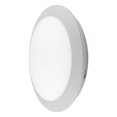 EVN LED Anbauleuchte WR30181425 | IP66 Feuchtraumleuchte | 9,5-18,5W | 1050-2000lm | 3000-4000K | Ø 300mm | silber