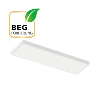 EVN LED Deckenanbaupanel APDU120125 | 1225x325mm | 36W | 3000-4000K CCT | DALI dimmbar | UGR19 | 4428lm | IP40 | weiß