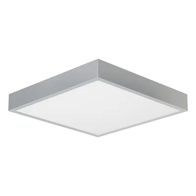 EVN LED Anbaupanel IP20 LPQD301340 Edelstahl Optik quadratisch EVN LED Anbaupane