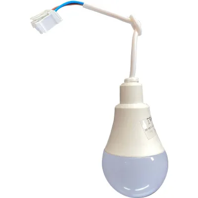 EVN LED-Baustellenfassung BF230940 | 9W 4000K 991lm | neutralweiß | IP20 | diebstahlsicher | Anschlussklemme | weiß