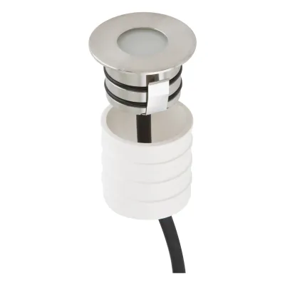 EVN LED-Bodeneinbauleuchte 44159902 | 12V DC | 3W | RGBW | IP65 | rund | Aluminium/Edelstahl | 45mm | warmweiß 3000K