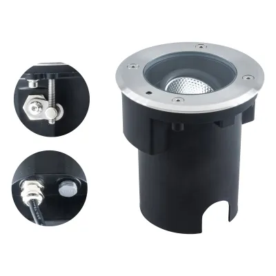 EVN LED-Bodeneinbauleuchte PC67107002 | Edelstahl V2A | IP67 | 7W | 530lm | 3000K | Ø135mm | befahrbar