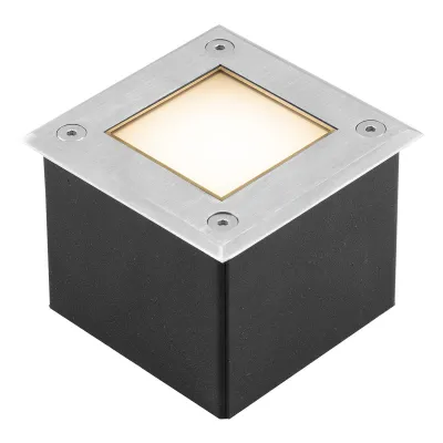 EVN LED Bodeneinbauleuchte 6740402 | IP67 | 3W 3000K | 140lm | 95x95mm | überrollbar 1500kg | Alu Edelstahl