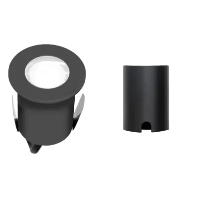 EVN LED-Bodeneinbauleuchte 652120A | IP65 | 2W 82lm 3000K | V4A-Edelstahl | anthrazit | Ø63mm | für Außen & Innen