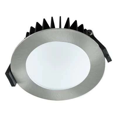 EVN LED Deckeneinbauleuchte L4408130125 | rund 103mm | 8W | 850lm | tunable white 2700-6500K | IP44 | chrom satiniert