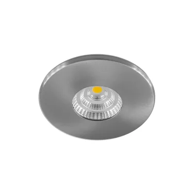 EVN LED Deckeneinbaustrahler L44041502 | 4,5W 3000K 380lm dimmbar | rund IP44 | Ø90mm | Aluminium Chrom matt