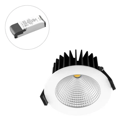 EVN LED Deckeneinbauleuchte rund LC44100102 weiß EVN LED Deckeneinbauleuchte run