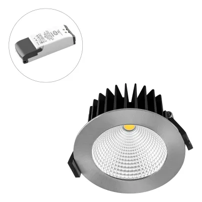 EVN LED Deckeneinbauleuchte rund LC44101340 chrom satiniert EVN LED Deckeneinbau