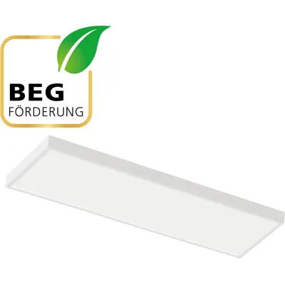 EVN LED Deckenanbaupanel EPSU120125 | 1225x325mm | 23-40W | 3000-4000K | UGR19 | 5880lm | IP40 | weiß | Aluminium