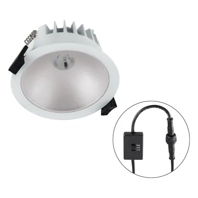 EVN LED Deckeneinbauleuchte C54N10011425 | 10W | 3000-5700K CCT | dimmbar | 820lm | IP54 | Einbaudurchmesser 90mm | weiß