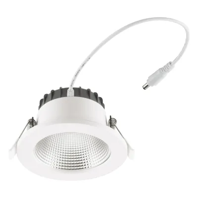 EVN LED-Einbaustrahler ED54100125 | Downlight 10W DALI dimmbar | 3000-5700K | 1270lm | IP54 | UGR 19 | Ø114mm | weiß