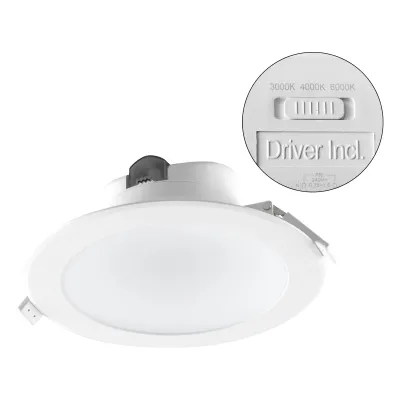 EVN LED Einbauleuchte L1500125 | 17W | 3000-6000K CCT | dimmbar | rund | 1823lm | Ø174mm | IP20 | weiß