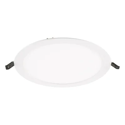 EVN LED Einbaupanel LTR300125 | rund | 25W | 3000-4000K | dimmbar | 2350lm | IP54 | flach | Ø300mm | Aluminium weiß