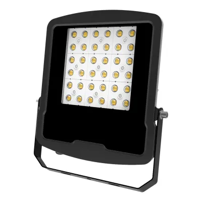 EVN LED-Fluter LFE1000940 | 100W | 12500lm | 4000K neutralweiß | IP65 Außenstrahler | Aluminium schwarz | schwenkbar