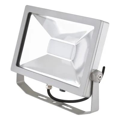 EVN LED-Fluter LFA5001S 50W | 5700K | 3700lm | IP65 | schwenkbar | silber | 1,5m Kabel | Aluminium | außen/innen