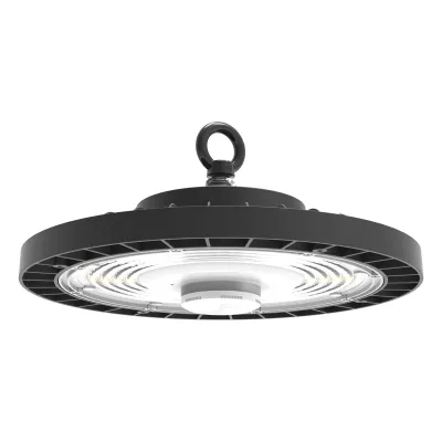 EVN LED Hallenleuchte HBM6520025 | Highbay 85-200W | 14.450-32.000lm | 4000-5000K | IP65 | rund | Aluminium schwarz