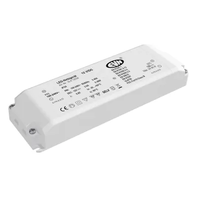 EVN LED Netzgerät SLK12036 | 1-36W 12V DC | Trafo IP20 | Konstantspannung | Kunststoffgehäuse | Weiß