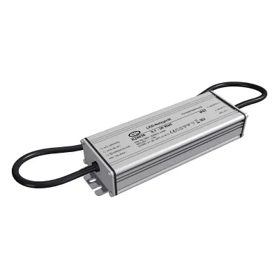 EVN LED-Netzgerät K24036 | 24V DC 0,1-36W | IP67 | Metallgehäuse | für Außenbereich & Möbel | 170x55x31mm | silber