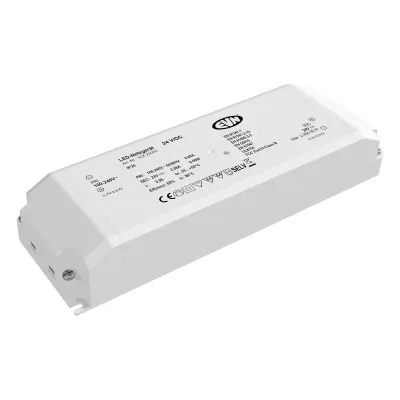 EVN LED Netzgerät SLK24050 | 1-50W 24V DC | Trafo für Konstantspannung | IP20 | Kunststoffgehäuse | Weiß | 184x61x32mm