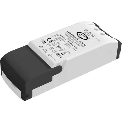 EVN LED-Netzgerät PLD118 350mA | dimmbar Phasenan-/Phasenabschnitt | 9,1-18,2W | IP20 | Kunststoff | 120x45x28mm | weiß