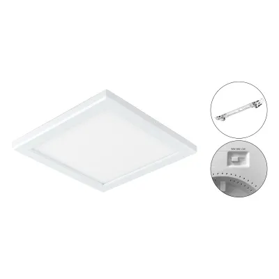 EVN LED Panel LPQV170125 | 12W | 165x165mm | 3000K/4000K/6000K | dimmbar | Farbtemperatur einstellbar | weiß