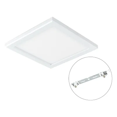EVN LED Panel LPQV220125 | Ein- & Anbaupanel 218x218mm | 18W | 3000-6000K CCT | dimmbar | IP20 | weiß