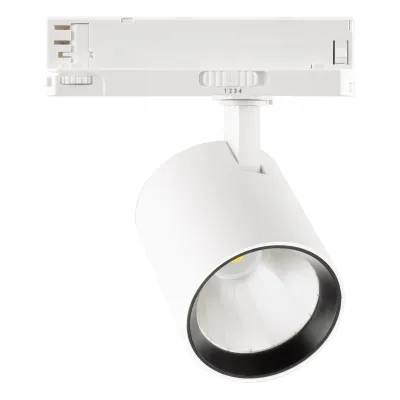 EVN LED-Schienenstrahler TS250102 | 11-25W | 1430-3250lm | 3000K | 3-Phasen | dreh- & schwenkbar | Aluminium weiß | IP20