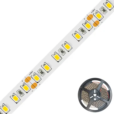 EVN LED-Strip 5m | 24V | 14,4W/m | 1418lm/m | 120LEDs/m | 3000K Warmweiß | IP20 | kürzbar | selbstklebend