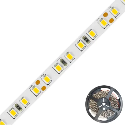 EVN LED-Strip STR2024602802 | 24V DC | 9,6W/m | 5m Rolle | 821lm/m | 120 LED/m | IP20 | 3000K Warmweiß | selbstklebend