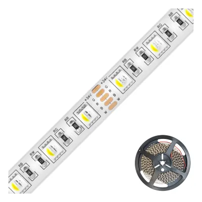 EVN LED-Strip SB6724150509902 | RGBW 3000K | 5m | 24V DC | 17W/m | IP67 | flexibel | 60 LEDs/m | selbstklebend