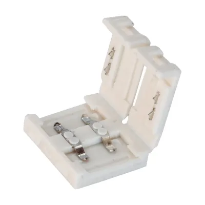 EVN LED-Stripe Direktverbinder LSTR08UNIDVB | 8mm Unicolor | 12/24V DC | gerade Kupplung | für LED Strips | Schwarz