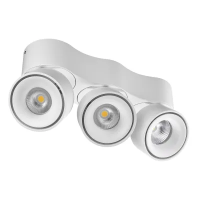 EVN LED Deckenanbauleuchte AS20270125 | 18W | 3000-4000K | dreh- & schwenkbar | dimmbar | 750lm | Aluminium weiß
