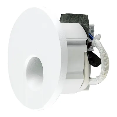 EVN LED Wandeinbauleuchte W200102 | 1,5W 3000K 70lm | IP20 | Aluminium | rund Ø75mm | Orientierungslicht | weiß