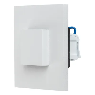 EVN LED-Wandeinbauleuchte LQ41840WD | Orientierungsleuchte | 1,8W 4000K 65lm | IP44 IK08 | Edelstahl weiß
