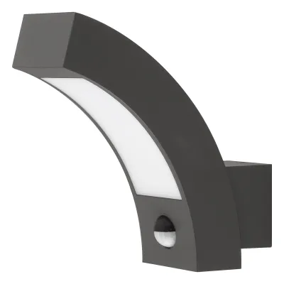 EVN LED-Wandleuchte WL54021502S | 5,5W | 3000K | Bewegungsmelder | Dämmerungssensor | IP54 | anthrazit