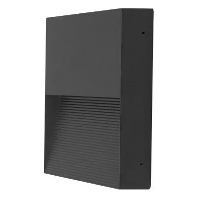 EVN LED Wandleuchte WAQ65081602 | IP65 Außenleuchte 8W 3000K 300lm | Aluminium anthrazit | 180x180mm | indirektes Licht