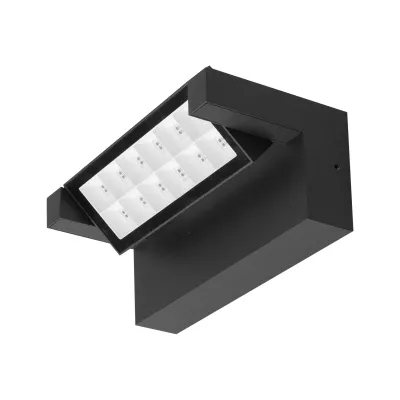 EVN LED-Wandleuchte WAV65101602 | IP65 | 10W | 1269lm | 3000K | schwenkbar | Aluminium anthrazit | Außen & Innen