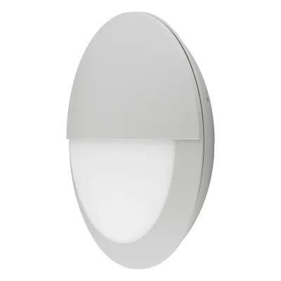 EVN LED Wandanbauleuchte WE30181425 | 30cm | 9,5-18,5W | 1150lm | IP66 IK10 | 3000-4000K | vandalismussicher | Silber