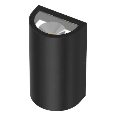 EVN LED Wandleuchte C65152502HR | 2-flammig Up & Down | IP65 | 10W 900lm | 3000K warmweiß | Aluminium anthrazit