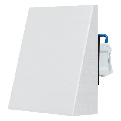 EVN LED Wandeinbauleuchte LQ41802WK | Orientierungsleuchte 1,8W 3000K | IP44 | Edelstahl weiß | 220-240V | symmetrisch