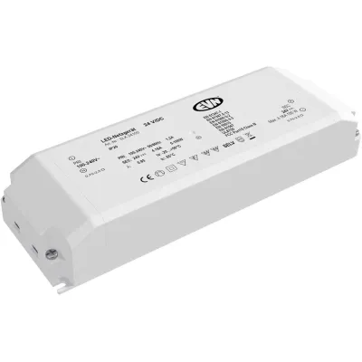 EVN LED-Netzgerät SLK24100 | Sicherheitstransformator 24V DC 0,1-100W | IP20 | Kunststoffgehäuse | 184x61x32mm