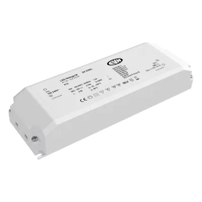 EVN LED-Netzgerät SLK24100 | Sicherheitstransformator 24V DC 0,1-100W | IP20 | Kunststoffgehäuse | 184x61x32mm