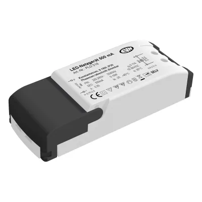 EVN Netzgerät LED dimmbar 5-18W 500mA PLD518 Kunststoff IP20 Weiß mit Phasenan- 