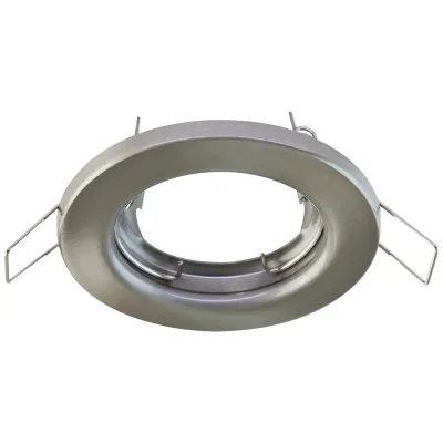 EVN Einbaustrahler rund Edelstahl | GX5,3 | 50W | IP20 | für Halogen & LED | Einbaudurchmesser 60mm