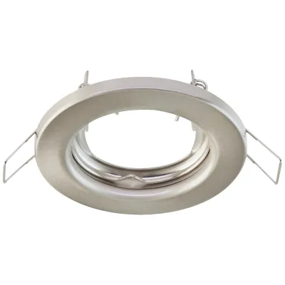 EVN Einbaustrahler 513013 | Halogen GU5.3 50W | Einbauleuchte rund | Chrom matt | Stahl | IP20 | Ø 80mm | 12V
