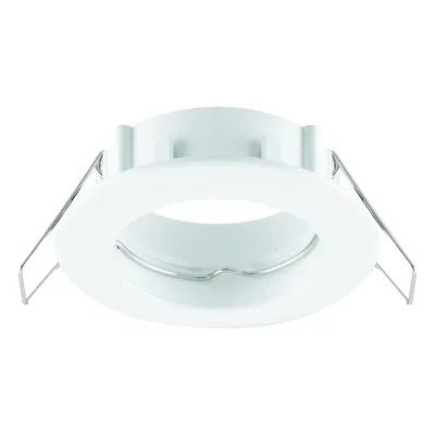 EVN Einbauleuchte 514001 | Halogen Deckenstrahler GX5,3 12V 50W | rund IP20 weiß | Ø78mm | Einbaudurchmesser 65mm