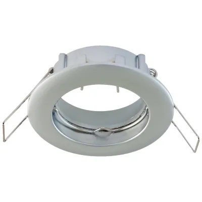 EVN Einbaustrahler 514014 | Halogen 50W GX5,3 | Deckeneinbauleuchte 12V | rund | Chrom matt | IP20 | Ø78mm | starr
