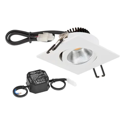 EVN P-LED Deckeneinbauleuchte 4000K 230V quad.ws PC24N60140
