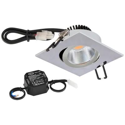 EVN P-LED Deckenleuchte 3000K 8,4W PC24N91102 quadratisch 350mA 1010lm incl. Net